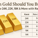 Which Gold Should You Buy? Compare 24K, 22K, 18K & More with Rates