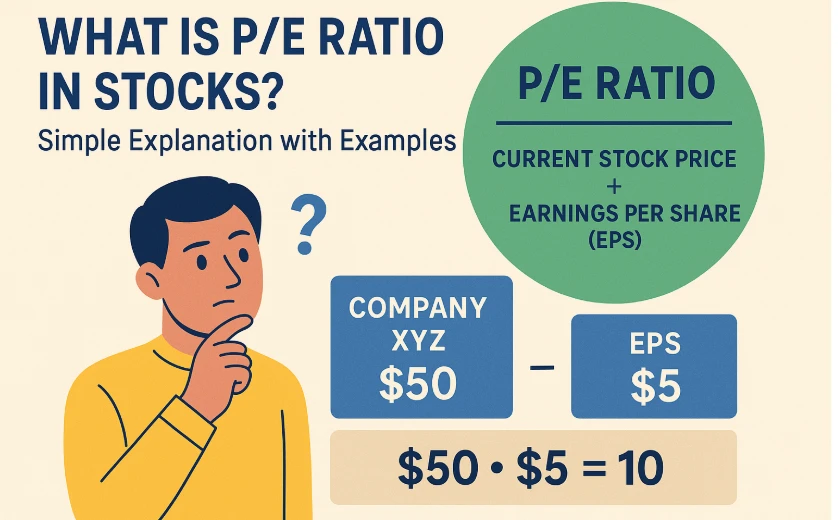 What is P/E Ratio in Stocks? Simple Explanation with Examples