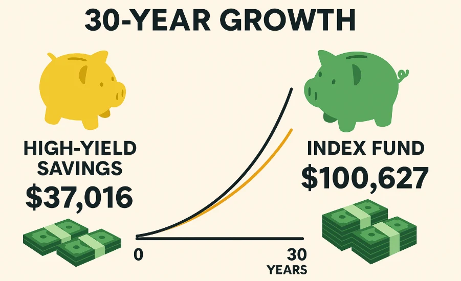 High-Yield Savings Account vs. Stock Market Index Fund 148 High-Yield Savings Account vs. Stock Market Index Fund