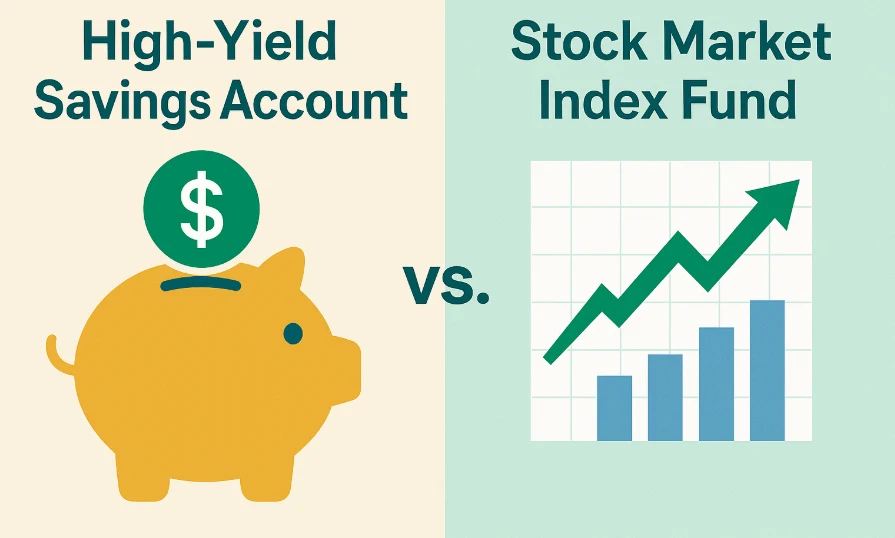 High-Yield Savings Account vs. Stock Market Index Fund