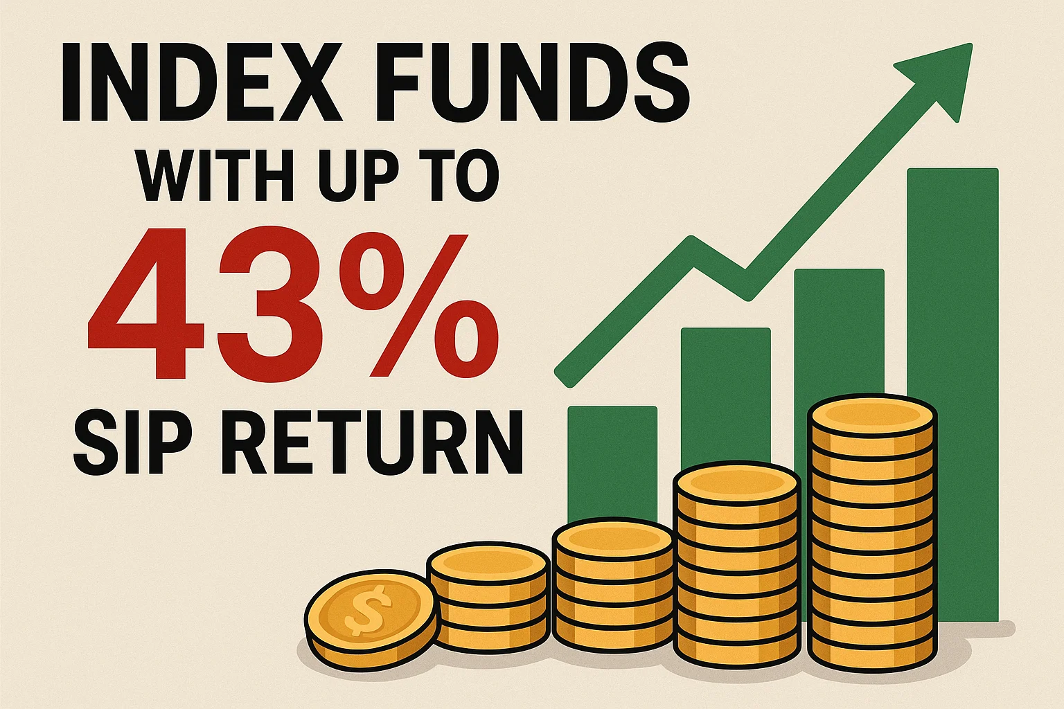 Top 7 Index Funds With Up to 43% SIP Return in Just 1 Year