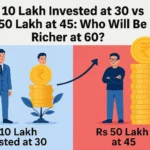 Rs 10 Lakh Invested at 30 vs Rs 50 Lakh at 45: Who Will Be Richer at 60?