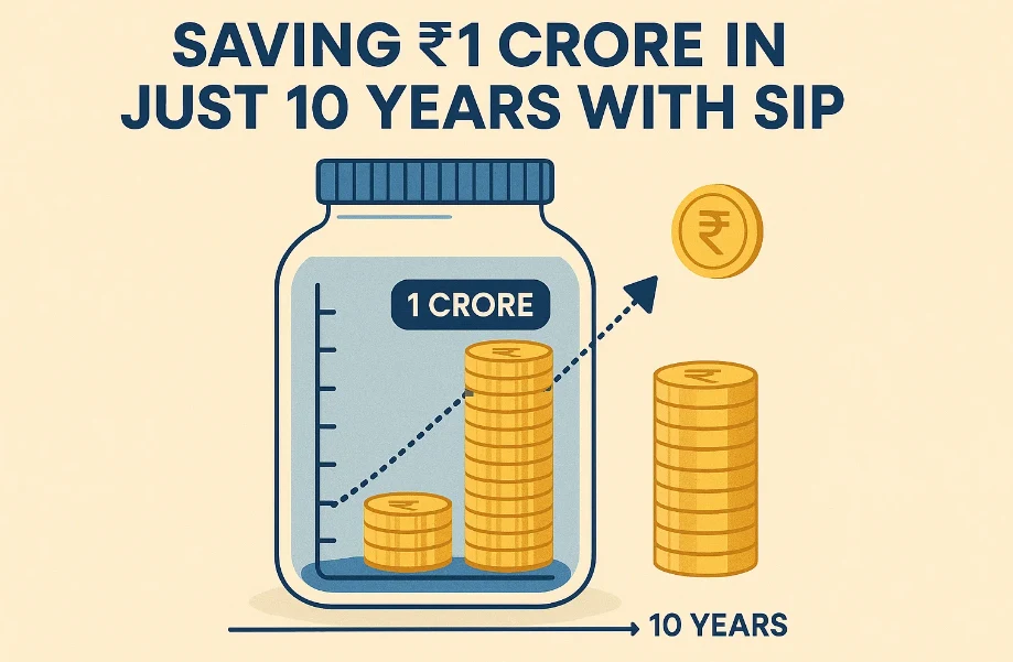 How to Save ₹1 Crore in 10 Years with SIP 150 How to Save ₹1 Crore in 10 Years with SIP