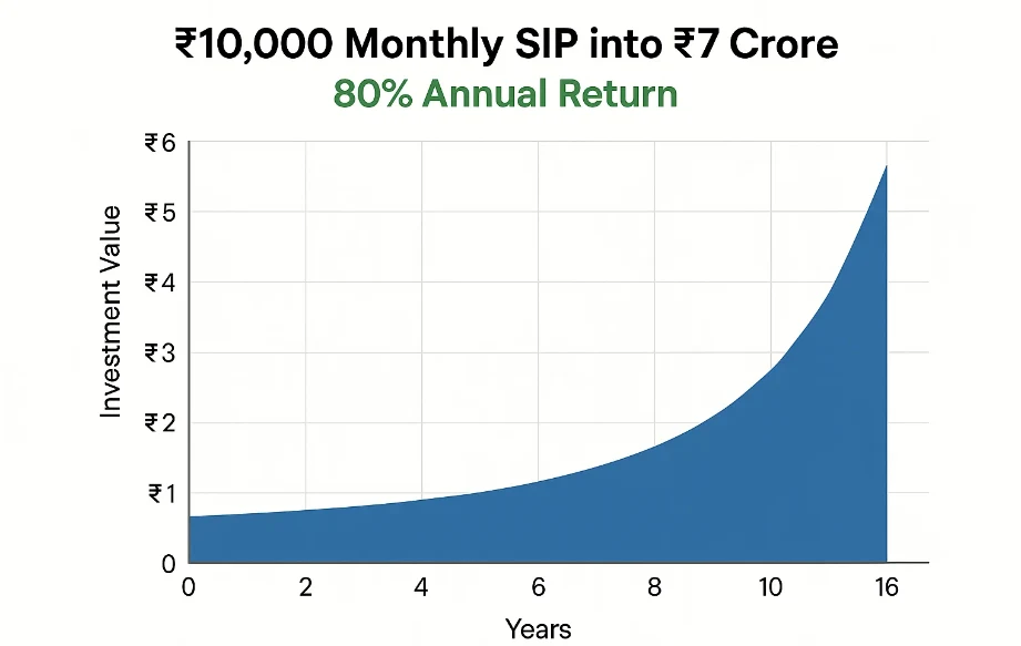 Power of Rs 10,000 SIP: Reach Rs 7 Crore in 10 Years? 149 Power of Rs 10,000 SIP: Reach Rs 7 Crore in 10 Years?