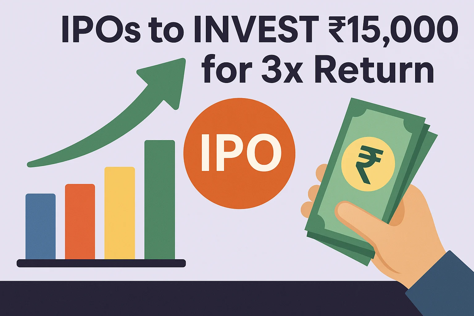Top 5 IPOs to Invest ₹15,000 in 2025 for 3x Returns