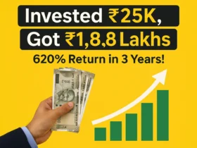 Invested ₹25K, Got ₹1.8 Lakhs – 620% Return in 3 Years