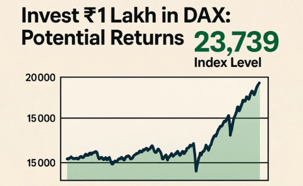 Invest ₹1 Lakh in DAX: Potential Returns 23,739 Index Level