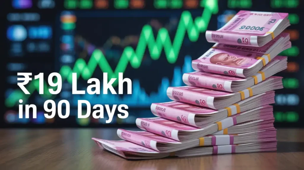 ₹5 Lakh to ₹19 Lakh in 90 Days: High-Growth Investment Blueprint 148 ₹5 Lakh to ₹19 Lakh in 90 Days: High-Growth Investment Blueprint