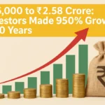 25,000 to ₹2.58 Crore: Investors Made 950% Growth in 10 Years
