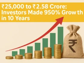 25,000 to ₹2.58 Crore: Investors Made 950% Growth in 10 Years