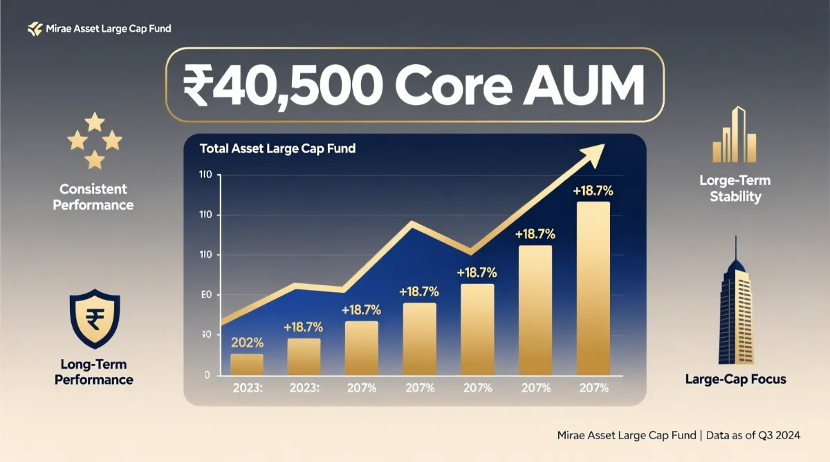 Mirae Asset Large Cap Fund: A ₹40,500 Crore Consistent Performer for Long-Term Stability
