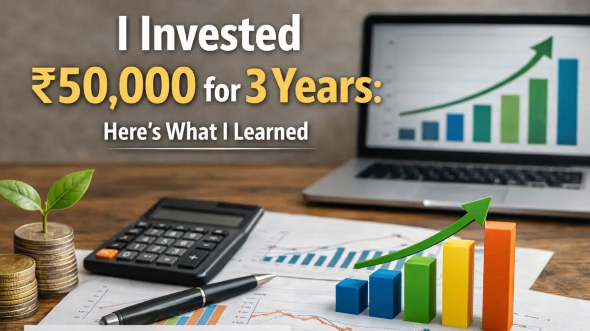 I Invested ₹50,000 for 3 Years—Here’s What I Learned