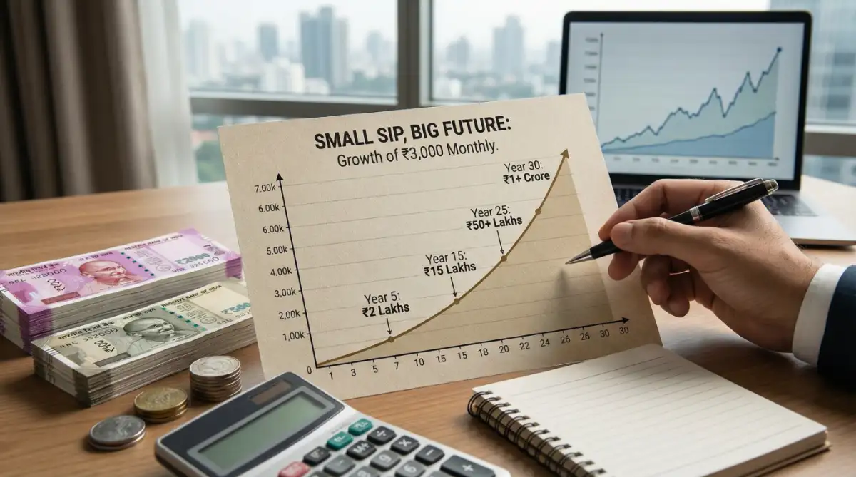Small SIP, Big Future: How ₹3,000 Monthly Builds Serious Wealth