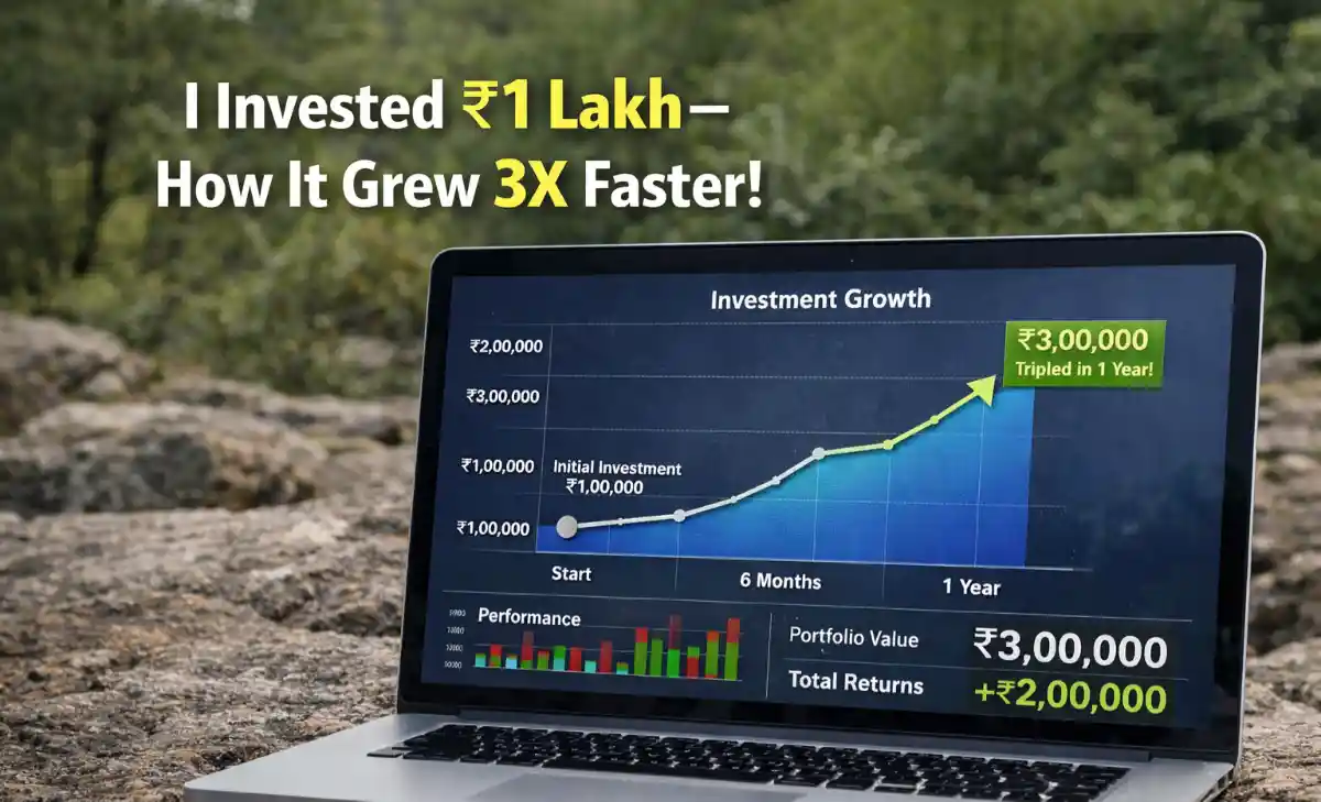 I Invested ₹1 Lakh—How It Grew 3X Faster Than Expected