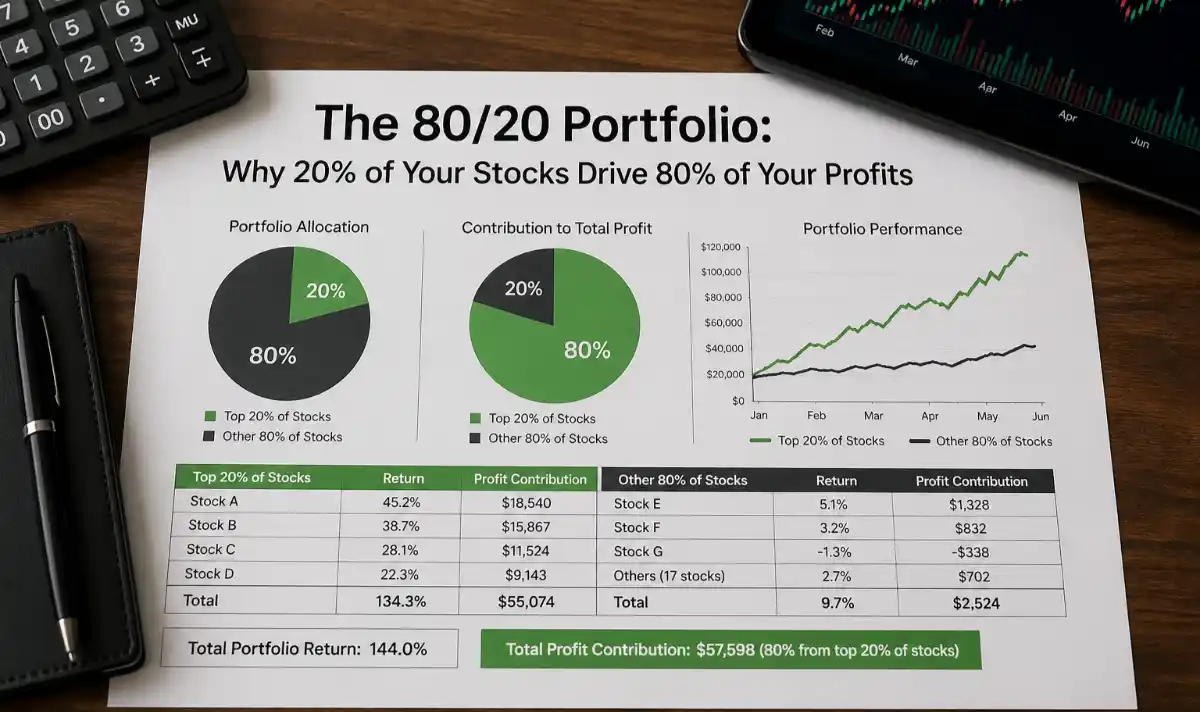 The 80/20 Portfolio: Why 20% of Your Stocks Drive 80% of Your Profits