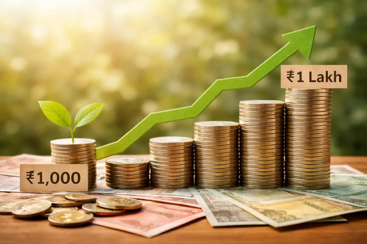 Turn ₹1,000 into ₹1 Lakh: Small Investments with Massive Potential