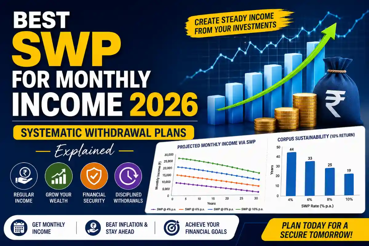 Best SWP for Monthly Income 2026 | Systematic Withdrawal Plans Explained