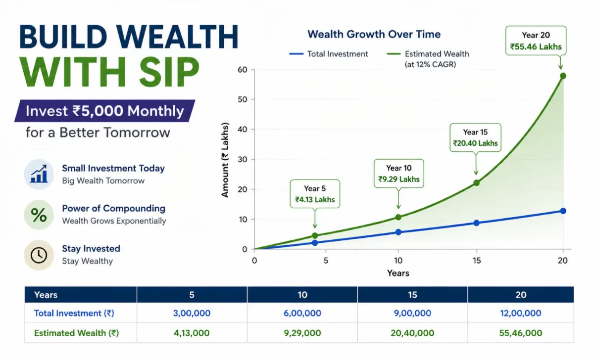 Unique SIP ₹5,000 Monthly: The Smartest Way to Build Wealth from 2026 to 2032