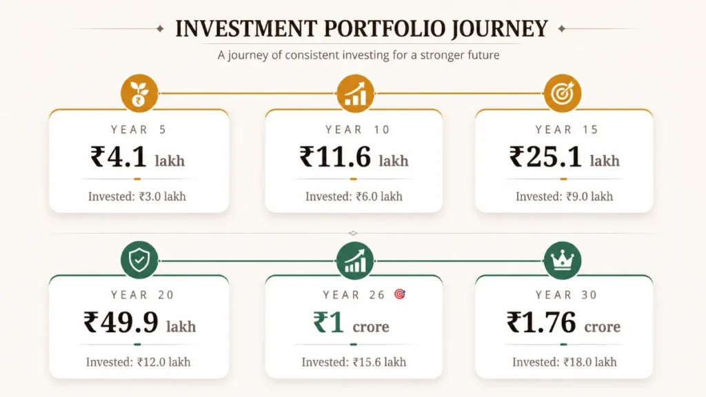 How Many Years to Earn ₹1 Crore with a ₹5,000 Monthly SIP