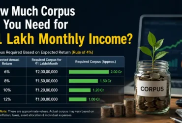 How Much Corpus Do You Need for ₹1 Lakh Monthly Income?