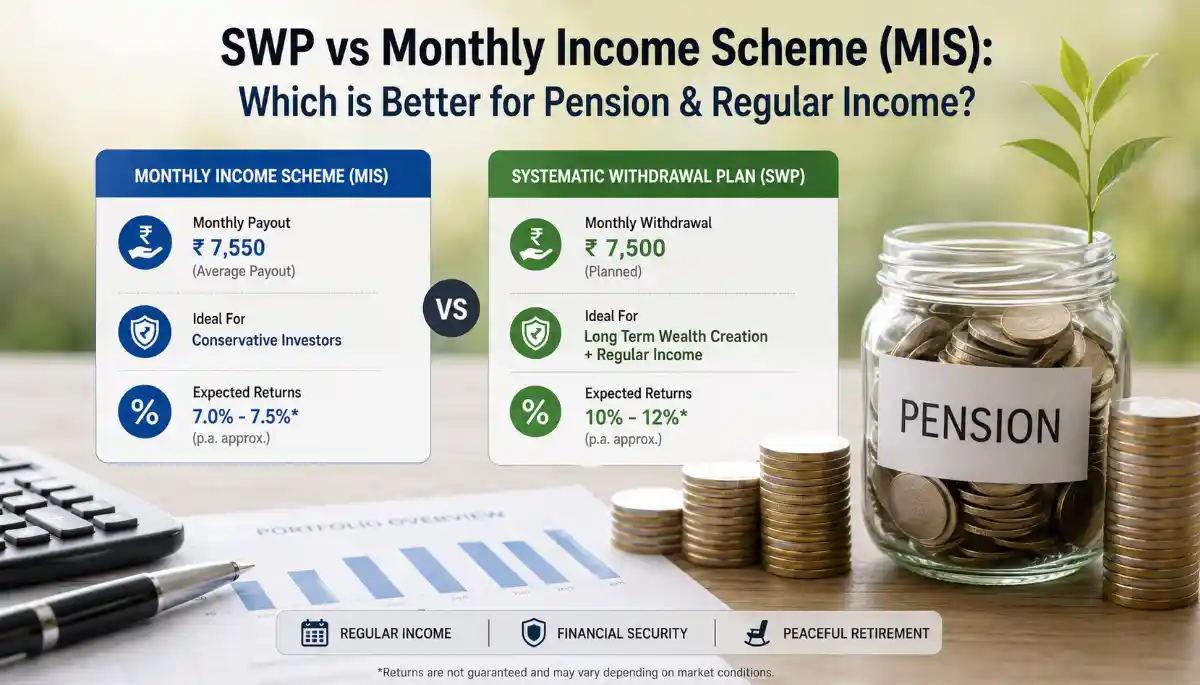 SWP vs Monthly Income Scheme (MIS): Which is Better for Pension & Regular Income?