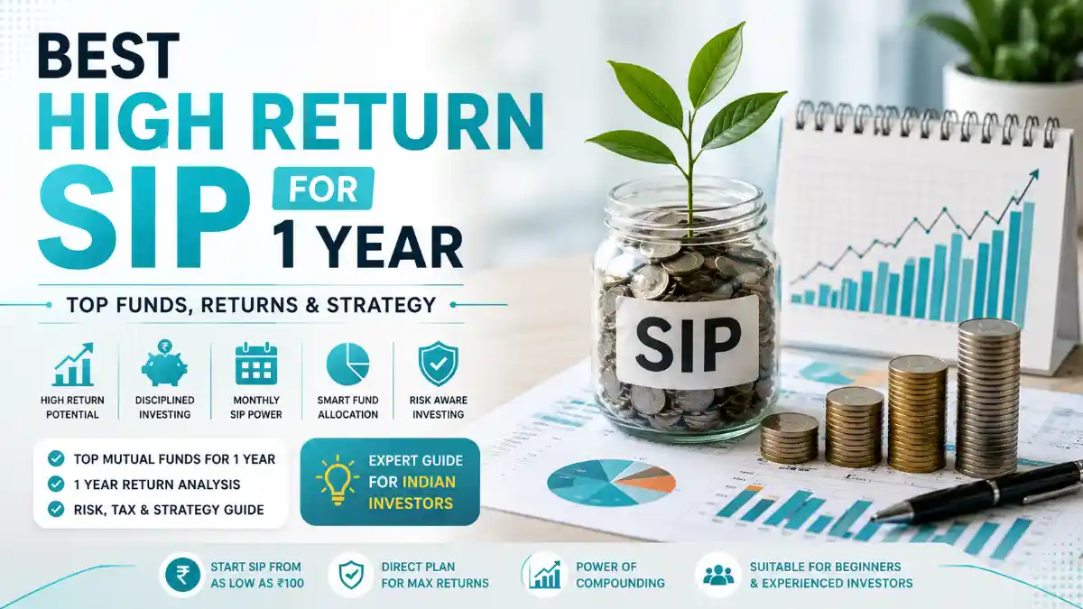 Best High Return SIP for 1 Year Top Funds, Returns & Strategy