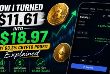 How I Turned $11.61 Into $18.97: My 63.3% Crypto Profit Explained