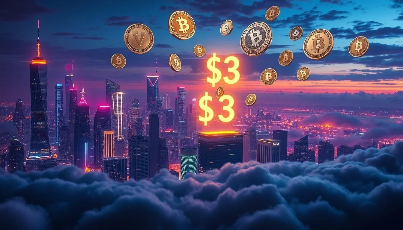 Cryptocurrency Market Cap Hits $3 Trillion